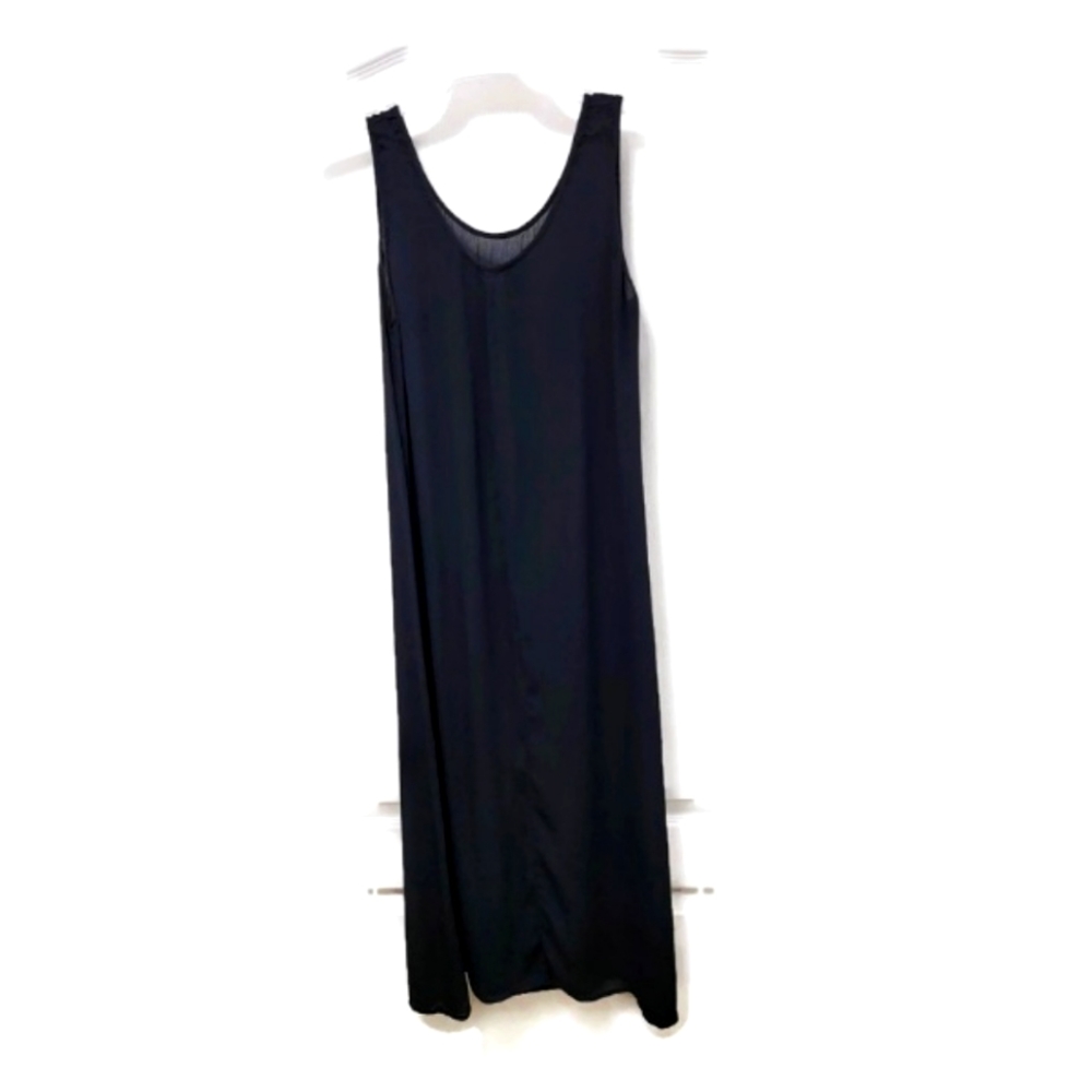 ``D25720 Black Sleeveless Maxi Dress